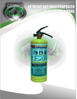 Extintor Polvo Químico Seco ABC Multipropósito | Capacidad 5 libras